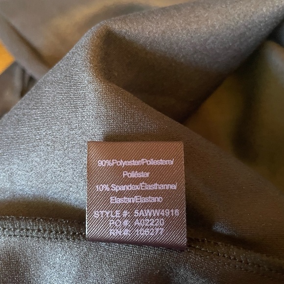 Hale Bob NWT black vegan leather fringe skirt - Picture 8 of 10